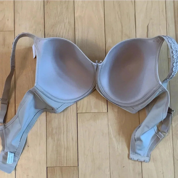 Fitfully Yours 44G Zora Moulded Bra B1212 Fawn New NWT PADDED Underwire Beige - Picture 7 of 12